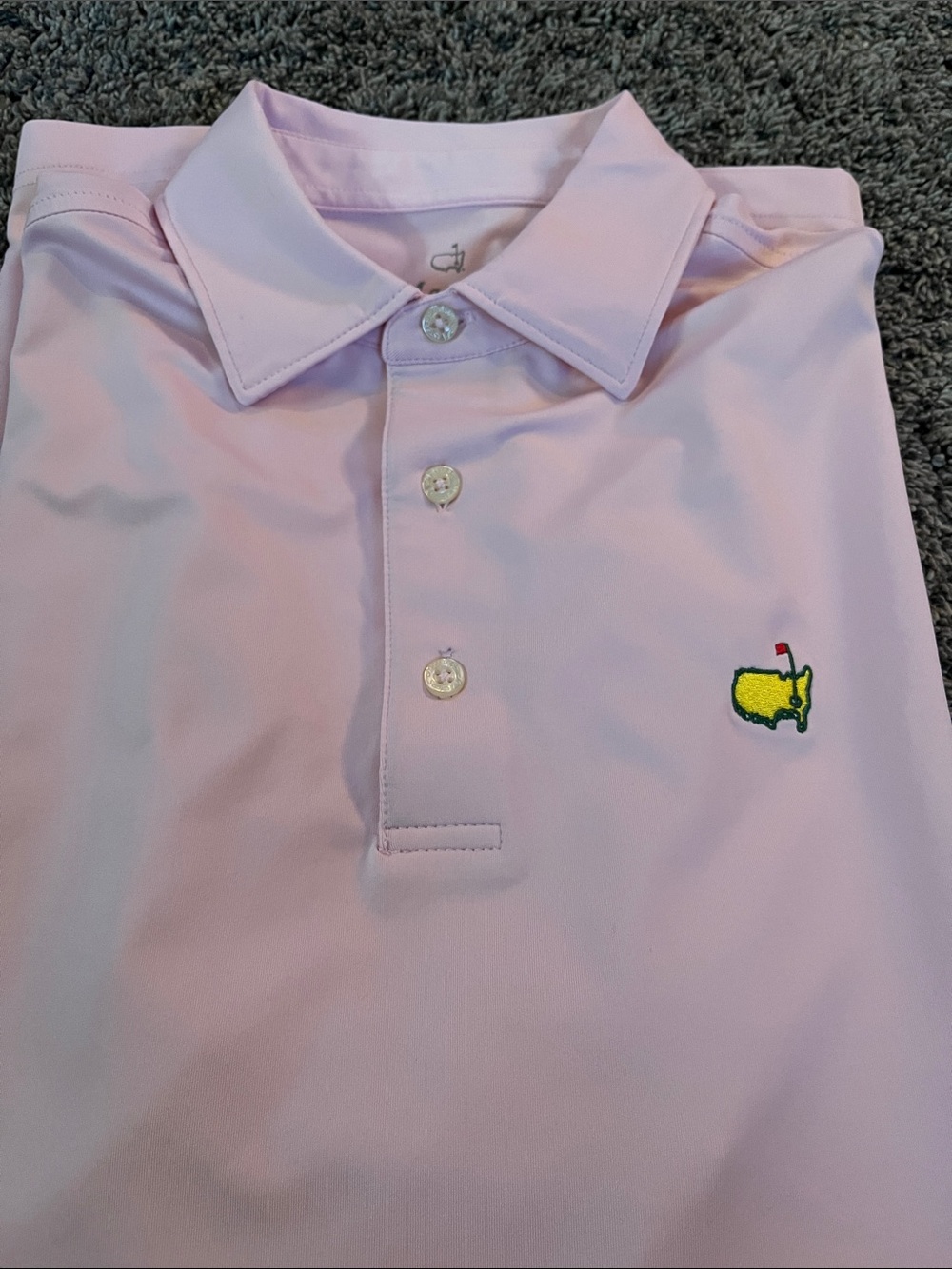 Masters Tech polo. Size small. Like new!  Worn once!  Pink !